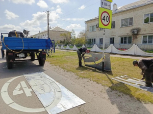 Проведены работы по обновлению дорожной разметки
